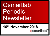 Q-Smartlab Periodic Newsletter – 16th November 2018