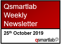 Q-Smartlab Periodic Newsletter – 25th October 2019